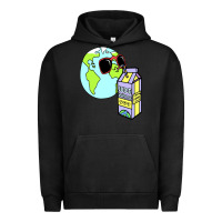 Pigment Black wrld drink Urban Hoodie - linhVisuals