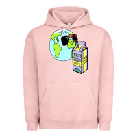 Pigment Salmon wrld drink Urban Hoodie - linhVisuals