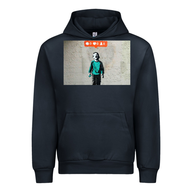 Banksy Nobody Likes Me Boy Urban Hoodie by linhVisuals | Teevron