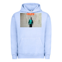 Pigment Grape Ice banksy nobody likes me boy Urban Hoodie - linhVisuals