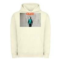 Pigment Pistachio banksy nobody likes me boy Urban Hoodie - linhVisuals