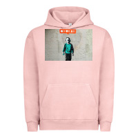 Pigment Salmon banksy nobody likes me boy Urban Hoodie - linhVisuals
