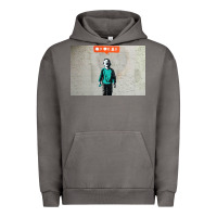 Pigment Tornado banksy nobody likes me boy Urban Hoodie - linhVisuals