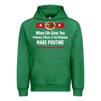 Canada Poutine Quebec Recipe French Urban Hoodie | Teevron