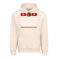 Sandshell canada poutine quebec recipe french Urban Hoodie - linhVisuals