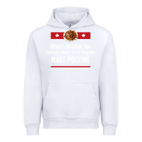 White canada poutine quebec recipe french Urban Hoodie - linhVisuals