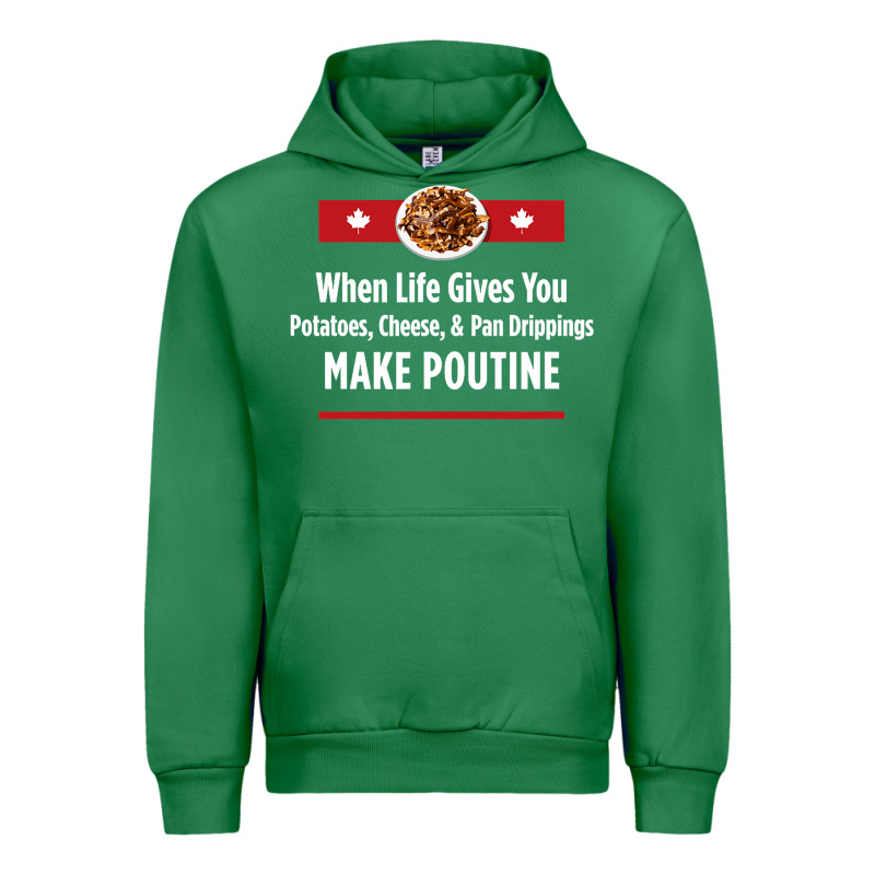 Canada Poutine Quebec Recipe French Urban Hoodie by linhVisuals | Teevron