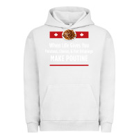 Pigment Lunar Rock canada poutine quebec recipe french Urban Hoodie - linhVisuals