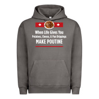 Pigment Tornado canada poutine quebec recipe french Urban Hoodie - linhVisuals