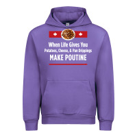 Tulip canada poutine quebec recipe french Urban Hoodie - linhVisuals