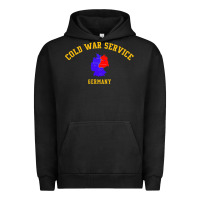 Pigment Black cold war service germany cold war Urban Hoodie - linhVisuals