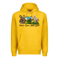 Lemon Peace Love Kiko Goat Premium Hoodie - LillyAllenDesigns
