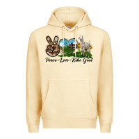 Pina Colada Peace Love Kiko Goat Premium Hoodie - LillyAllenDesigns