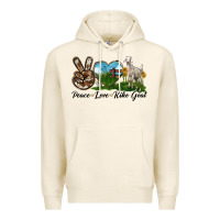 Tofu Peace Love Kiko Goat Premium Hoodie - LillyAllenDesigns