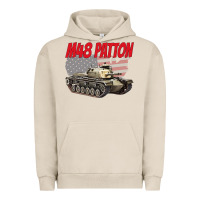 Pigment French Oak cold war battle tank m48 patton gamer Urban Hoodie - linhVisuals