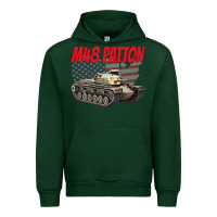 Forest Green cold war battle tank m48 patton gamer Urban Hoodie - linhVisuals