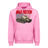 Fuchsia Pink cold war battle tank m48 patton gamer Urban Hoodie - linhVisuals
