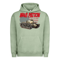 Pigment Oil Green cold war battle tank m48 patton gamer Urban Hoodie - linhVisuals