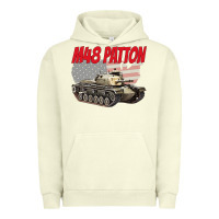 Pigment Pistachio cold war battle tank m48 patton gamer Urban Hoodie - linhVisuals