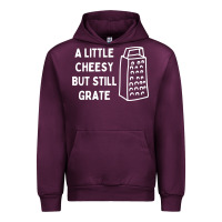 Mauve Wine Cheesy But Still Grate Funny Pun Urban Hoodie - linhVisuals