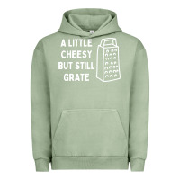 Pigment Oil Green Cheesy But Still Grate Funny Pun Urban Hoodie - linhVisuals