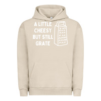 Pigment French Oak Cheesy But Still Grate Funny Pun Urban Hoodie - linhVisuals