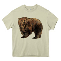 Mossy Grizzly Bear Heavy Core Tee - HowdyJamesFarm