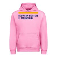Fuchsia Pink New York Institute of Technology Urban Hoodie - linhVisuals