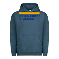 Pigment Midnight Navy New York Institute of Technology Urban Hoodie - linhVisuals