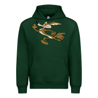 Forest Green cayote Urban Hoodie - linhVisuals