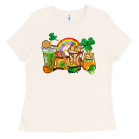 Bone St. Patricks coffee cups Ladies Tee - HowdyJamesFarm