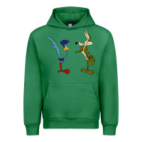 Emerald coyote and the road runner Urban Hoodie - linhVisuals