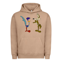 Pigment Burro coyote and the road runner Urban Hoodie - linhVisuals