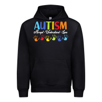 Black autism t  shirt accept understand love autism awareness t  shirt Urban Hoodie - linhVisuals