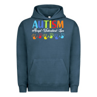 Pigment Midnight Navy autism t  shirt accept understand love autism awareness t  shirt Urban Hoodie - linhVisuals