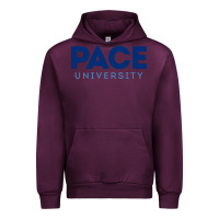 Mauve Wine Pace University Urban Hoodie - linhVisuals