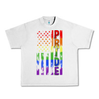 Lunar Rock lgbtq pride american flag Urban Heavy Tee - FaDigitalArtStudio