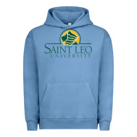 Pigment Pebble Blue Saint Leo University Urban Hoodie - linhVisuals