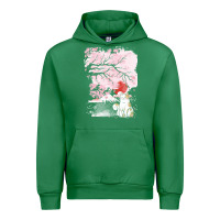 Emerald japan t  shirt sakura cat t  shirt Urban Hoodie - linhVisuals