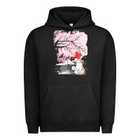 Japan T  Shirt Sakura Cat T  Shirt Urban Hoodie | Teevron
