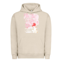 Pigment French Oak japan t  shirt sakura cat t  shirt Urban Hoodie - linhVisuals