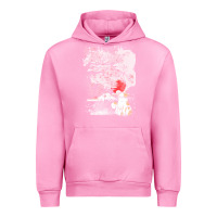 Fuchsia Pink japan t  shirt sakura cat t  shirt Urban Hoodie - linhVisuals