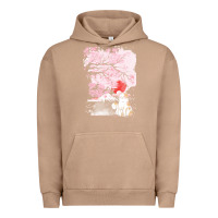 Pigment Burro japan t  shirt sakura cat t  shirt Urban Hoodie - linhVisuals