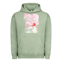 Pigment Oil Green japan t  shirt sakura cat t  shirt Urban Hoodie - linhVisuals