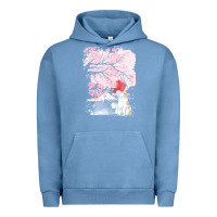 Pigment Pebble Blue japan t  shirt sakura cat t  shirt Urban Hoodie - linhVisuals