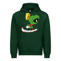Forest Green marvin the martian Urban Hoodie - linhVisuals