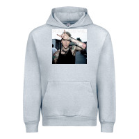Heather Grey Mgk Urban Hoodie - linhVisuals
