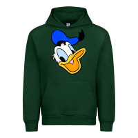 Forest Green donal duck Urban Hoodie - linhVisuals
