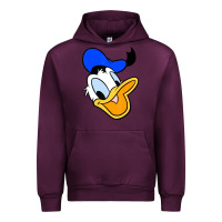 Mauve Wine donal duck Urban Hoodie - linhVisuals