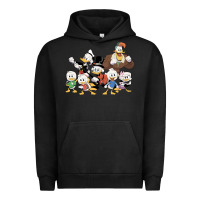 Pigment Black happy amazing ducktales Urban Hoodie - linhVisuals